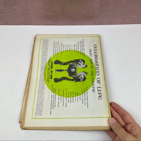 Vintage Rolling Stone Magazine Country Joe McDonald May 27, 1971 Music Art - Picture 4 of 5